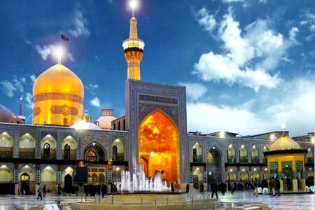 عطر گل و نغمه دلدادگی در حرم رضوی