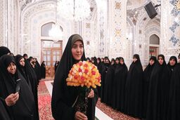 آیین بسته‌بندی نبات متبرک در حرم امام رضا(ع)+ تصاویر
