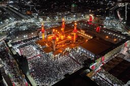 تصاویر هوایی زیبا از حرم مطهر کاظمین