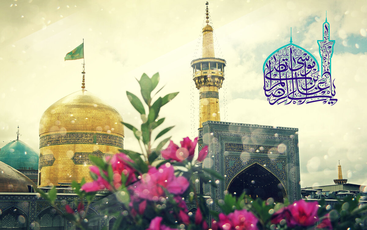 حرم رضوی در جشن میلاد؛ شکوه گل‌آرایی با نوای محسن چاووشی