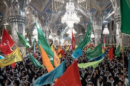 اثر حماسی مهدی سلحشور در حرم امام رضا(ع)